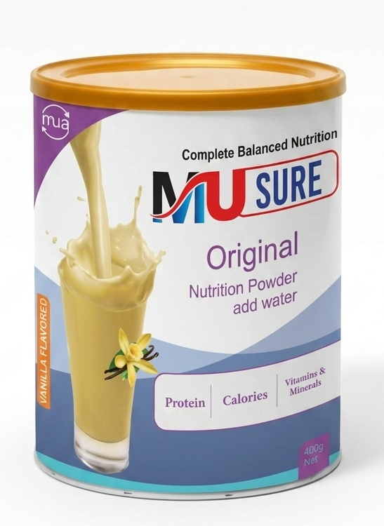 MU-SURE Original Nutrition Powder | Complete Balanced Meal | Vanilla 400g
