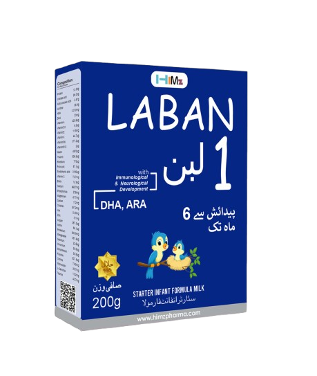 Laban 1 Starter Infant Formula Milk (0-6 Months) – 200g | Enriched with DHA & ARA for Brain & Immune Support