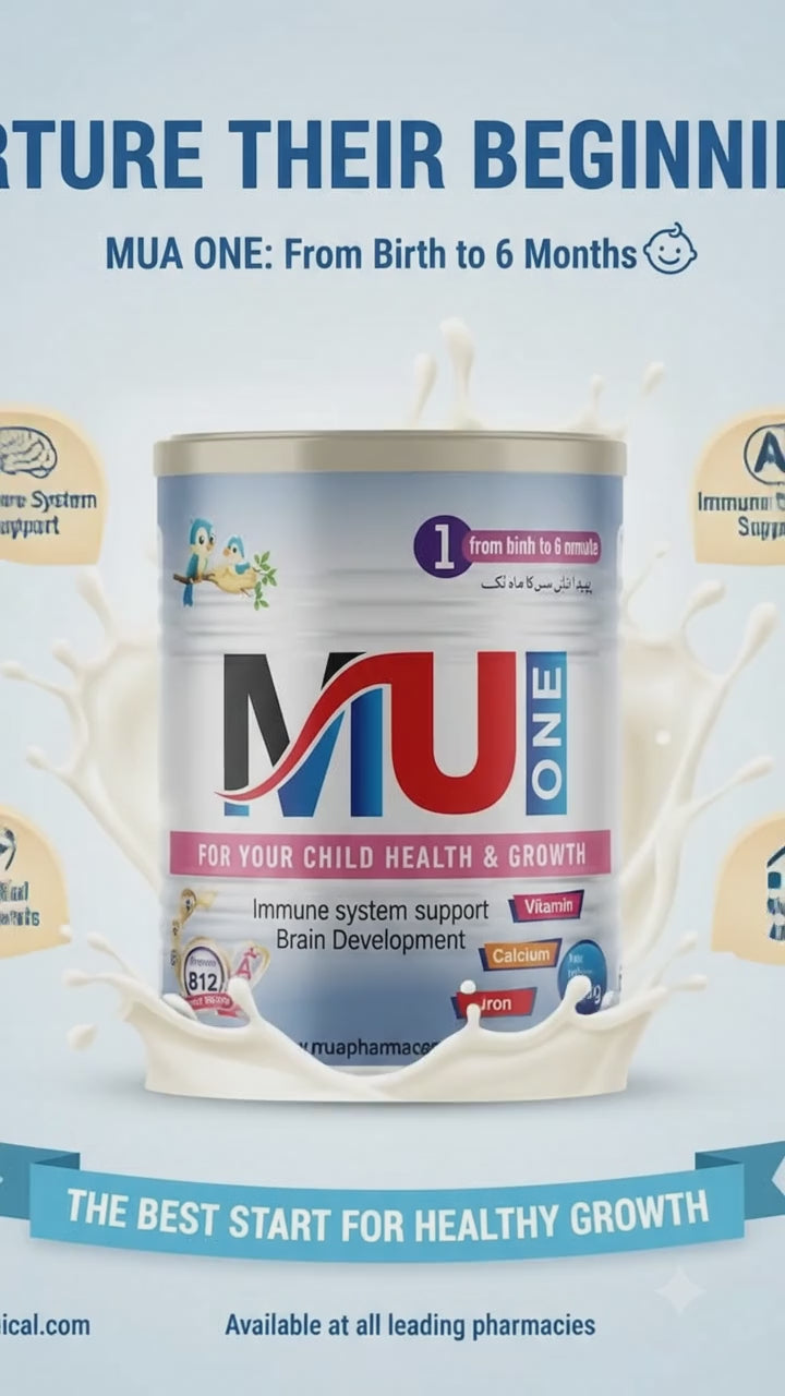 MU One Stage 1 Infant Formula (0-6 Months) – Essential Nutrition for Brain & Immune Support – 400g