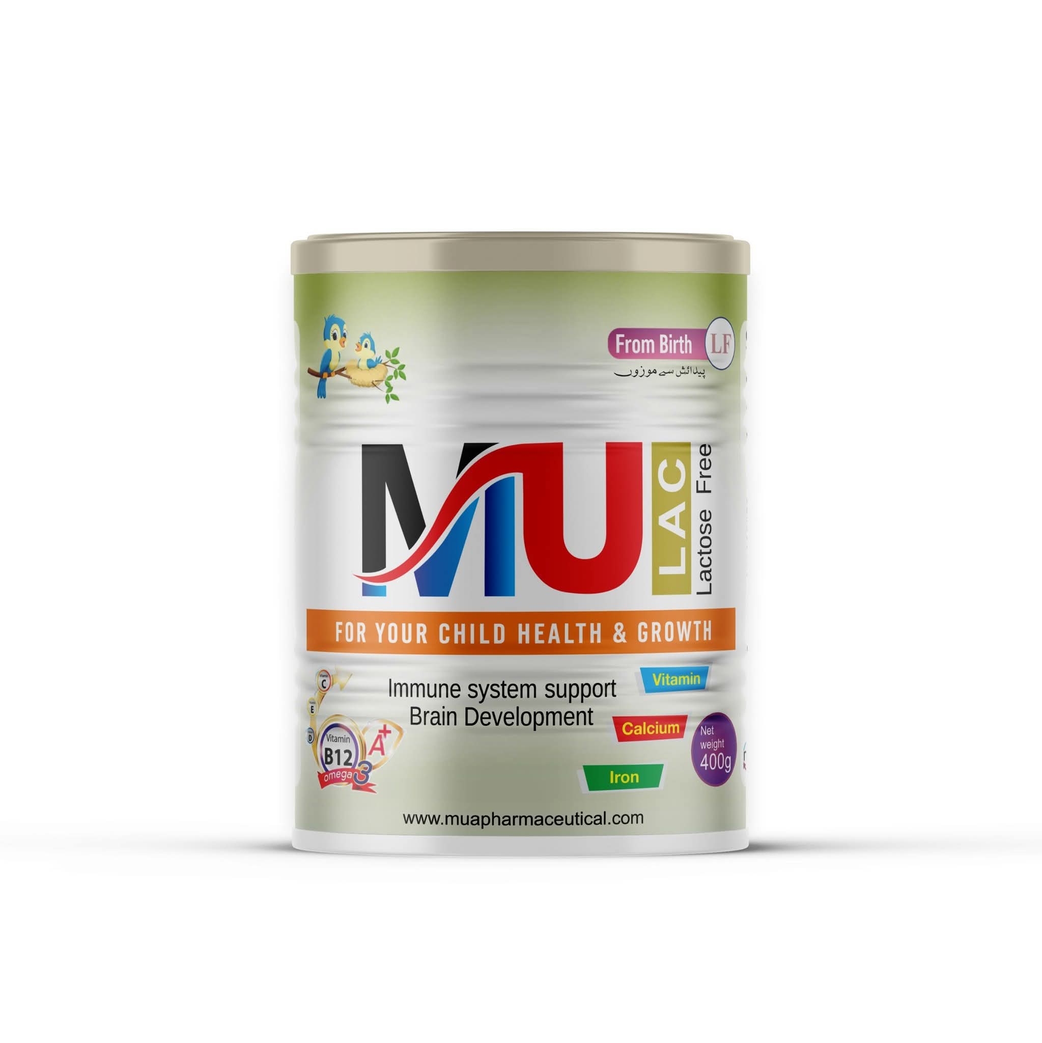 MU Lac Lactose Free Gentle Nutrition for Happy Tummies 400g